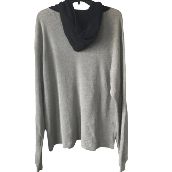 Polo Ralph Lauren Spell Out Bear Waffle Knit Hoodie Sweatshirt Size Large - Picture 7 of 16